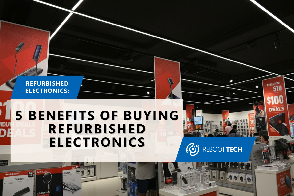 5 Benefits of Buying Refurbished Electronics