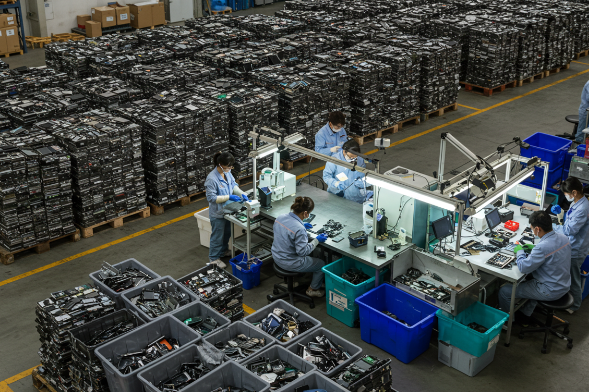 Finding E-Waste Recycling Centers Recycle A Phone